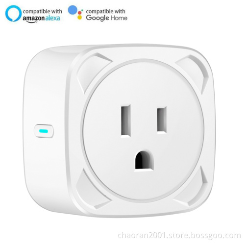 US Wifi Mini Plug 220v 10A OEM Wireless Google Home Remote Control Amazon Alexa Smart Socket Outlet